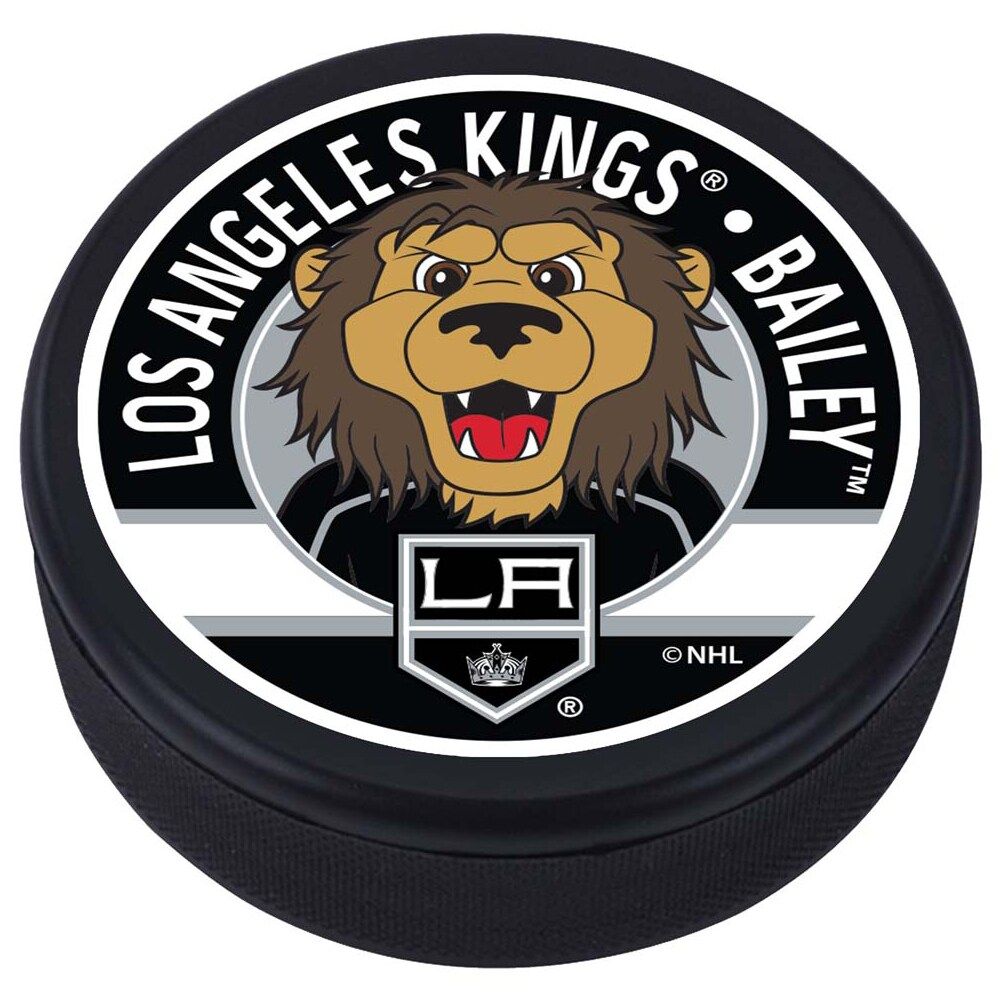 Los Angeles Kings - Mascot Design Hockey Puck