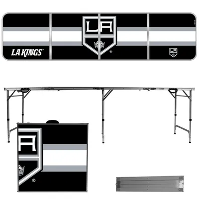 Los Angeles Kings Striped Design 8' Portable Folding Tailgate Table