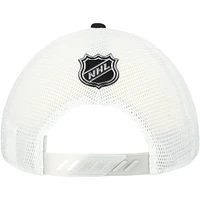 Casquette de camionneur ajustable authentique Pro Draft des Kings de Los Angeles Fanatics pour hommes, noire