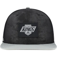 Casquette Snapback authentique Pro Rink Fanatics noire pour homme des Los Angeles Kings