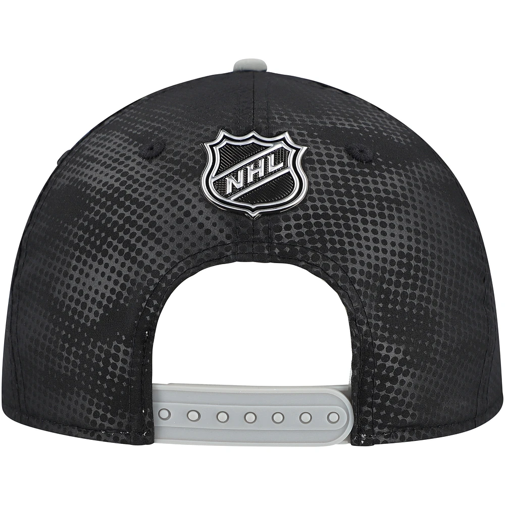 Casquette Snapback authentique Pro Rink Fanatics noire pour homme des Los Angeles Kings