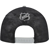 Casquette Snapback authentique Pro Rink Fanatics noire pour homme des Los Angeles Kings