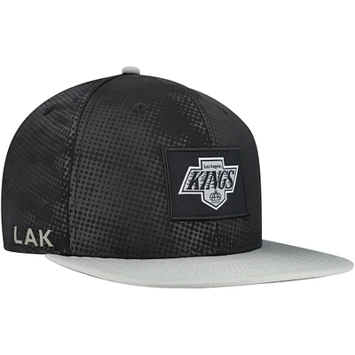 Casquette Snapback authentique Pro Rink Fanatics noire pour homme des Los Angeles Kings