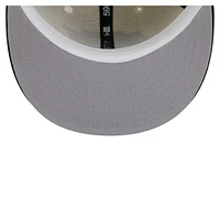 Casquette ajustée bicolore chromée 59FIFTY blanche des Kings de Los Angeles New Era pour homme