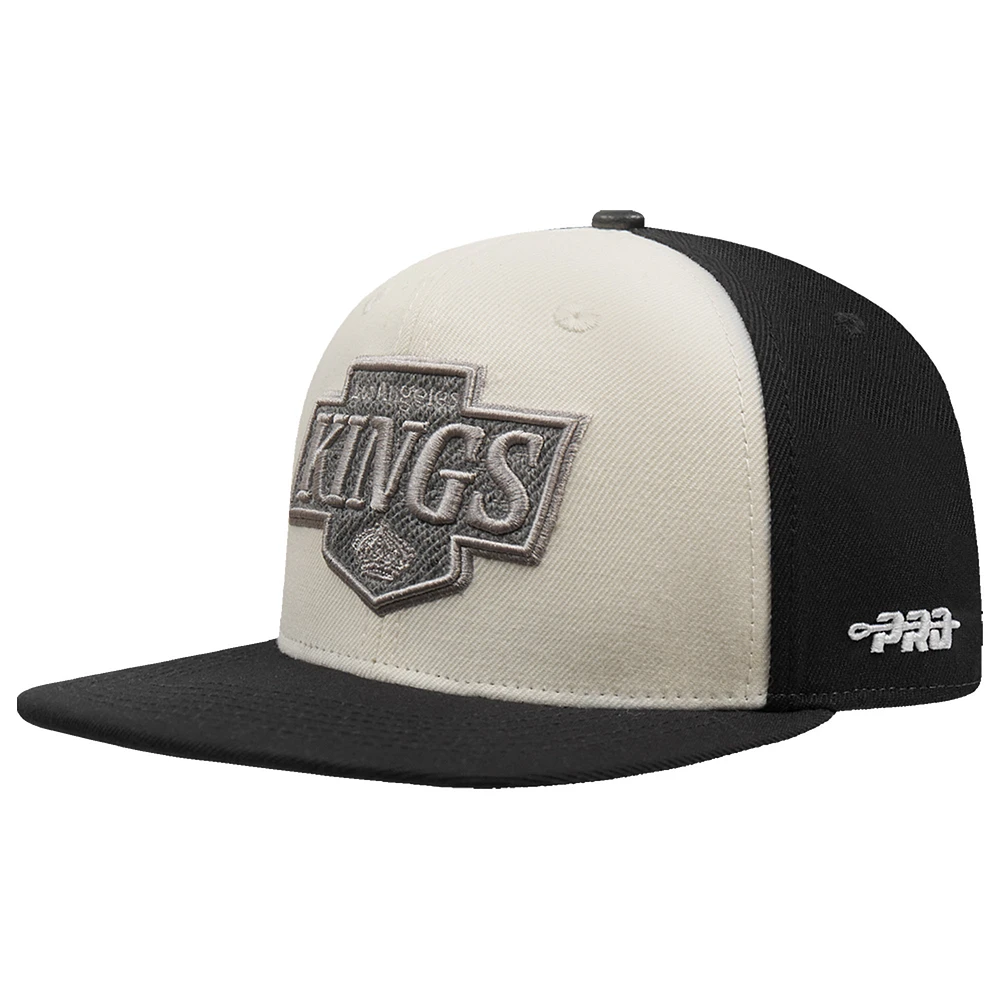 Casquette Snapback Pro Standard pour homme en French Terry des Los Angeles Kings, couleur crème