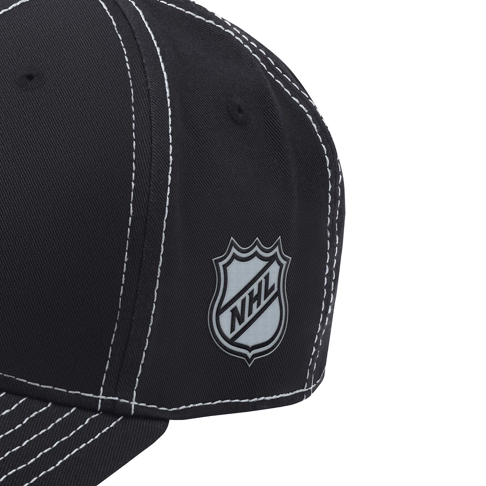 Casquette ajustable incurvée Starfit Starter noire Los Angeles Kings Sphere II pour homme