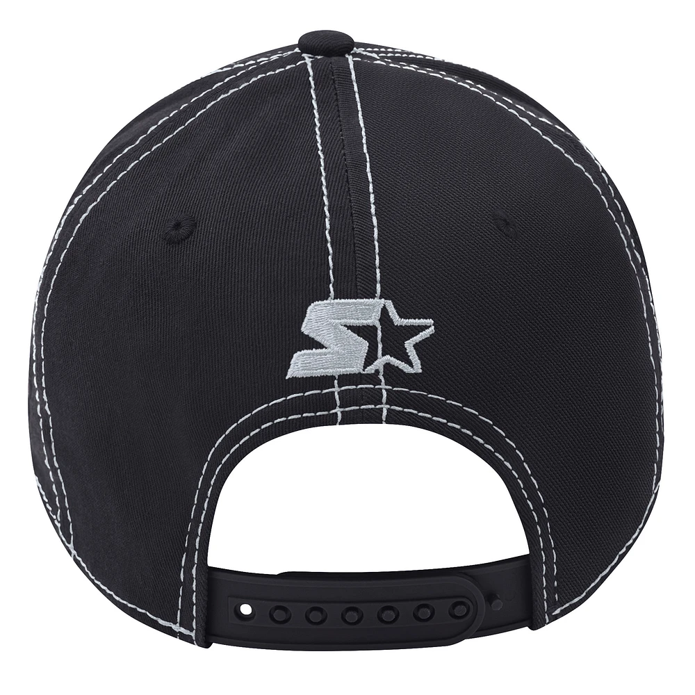 Casquette ajustable incurvée Starfit Starter noire Los Angeles Kings Sphere II pour homme