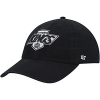 Casquette réglable '47 Black Los Angeles Kings Team Clean Up pour homme