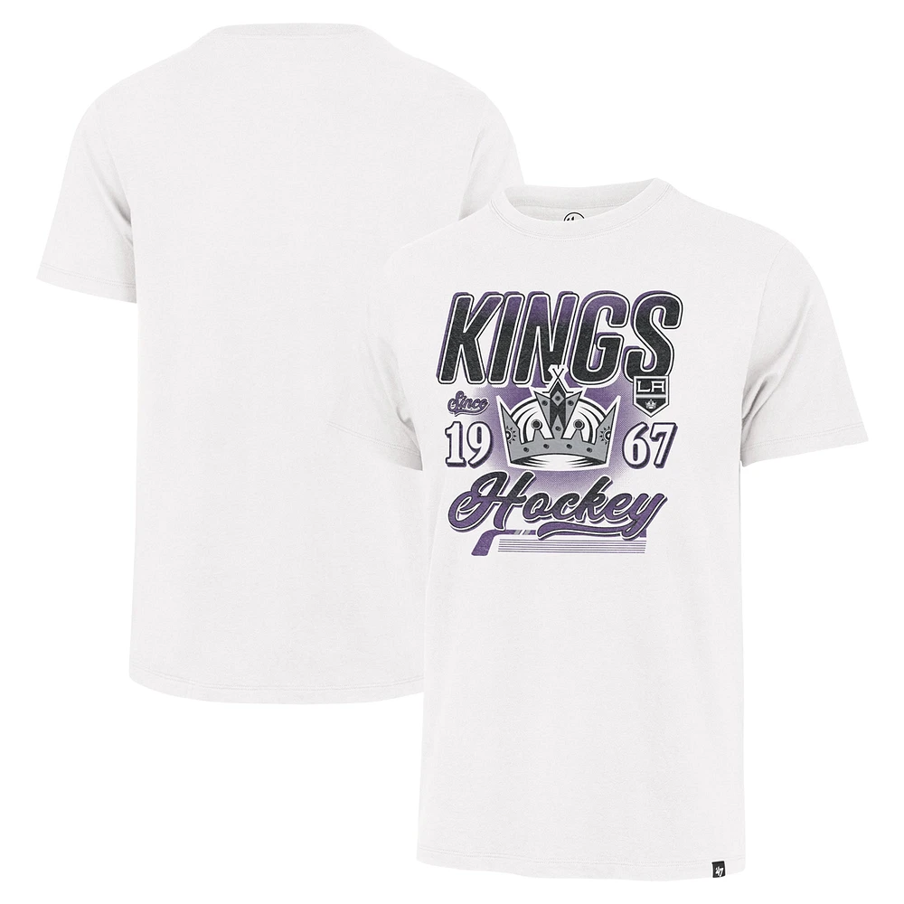 T-shirt Franklin localisé régional des Kings de Los Angeles '47 blanc pour hommes