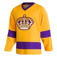 Men's adidas Gold Los Angeles Kings Team Classics Authentic - Jersey