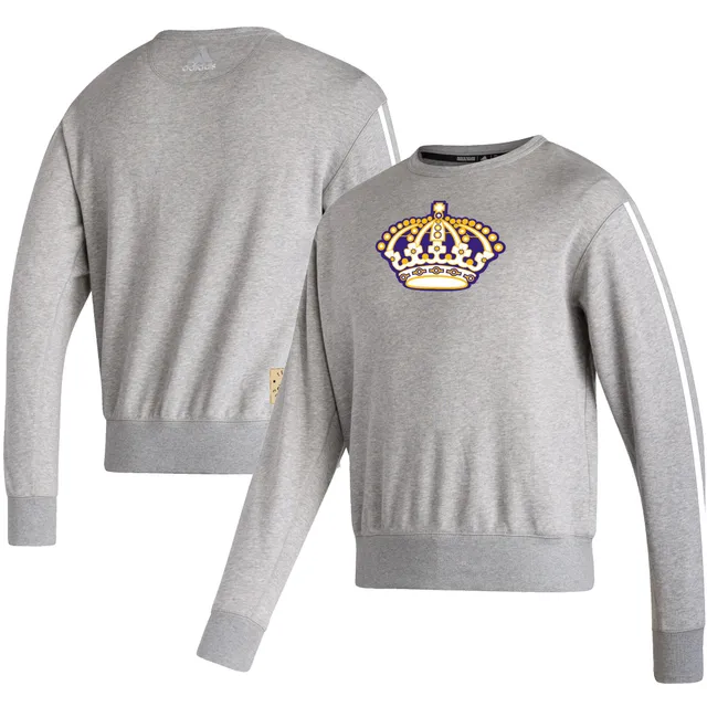 Los Angeles Kings Fanatics Branded True Classics Vintage Graphic Crew  Sweatshirt - Black - Mens