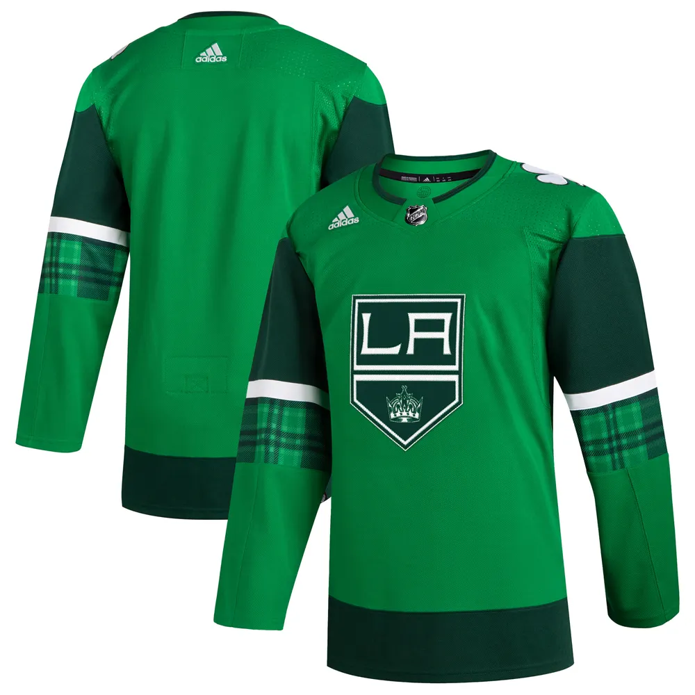 Los Angeles Kings adidas 2023 St. Patrick's Day Primegreen Authentic Jersey - Green | Brazos Mall