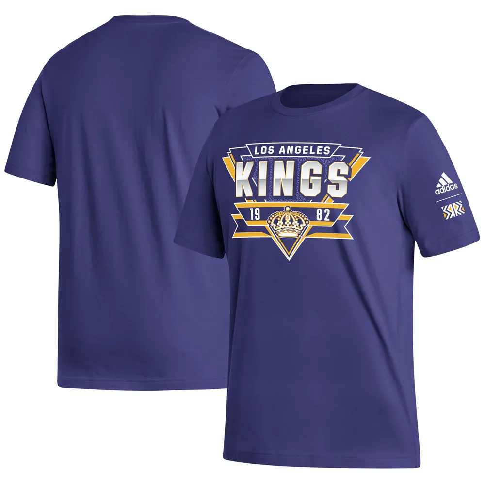 Los Angeles Kings adidas Reverse Retro 2.0 Fresh Playmaker T-Shirt - Purple