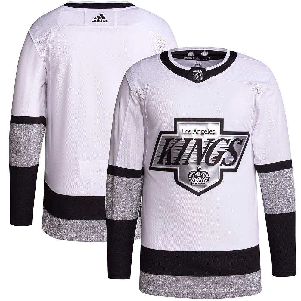 Maillot adidas blanc Los Angeles Kings 2021/22 Alternate Primegreen authentique pour homme