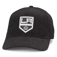 Chapeau réglable en velours côtelé noir Los Angeles Kings American Needle pour hommes