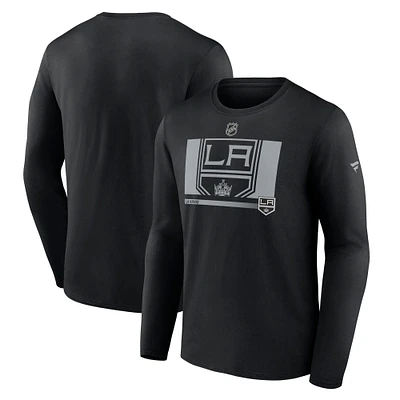 Men's Black Los Angeles Kings Authentic Pro Core Collection Secondary Long Sleeve T-Shirt