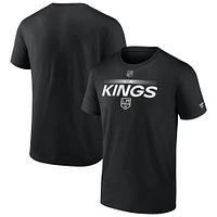 T-shirt noir authentique Pro Team Core Collection Prime pour homme des Los Angeles Kings