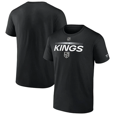 Men's Black Los Angeles Kings Authentic Pro Team Core Collection Prime T-Shirt