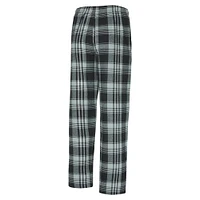 Men's Concepts Sport Black/Gray Los Angeles Kings Region Flannel Sleep Pants