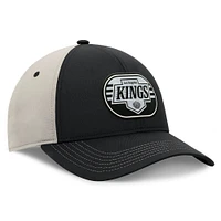 Men's  Fanatics  Black/Gray Los Angeles Kings 2025 Stanley Cup Playoffs Locker Room Trucker Adjustable Hat
