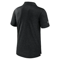 Men's Fanatics  Black Los Angeles Kings Authentic Pro Jacquard Polo