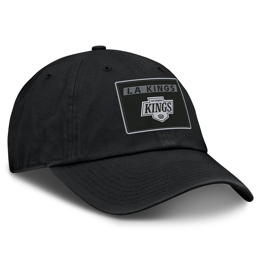 Casquette ajustable authentique Pro Prime des Los Angeles Kings Fanatics pour homme, noire
