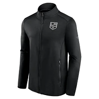 Men's Fanatics Black Los Angeles Kings Authentic Pro Rink Fleece Full-Zip Jacket