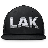 Men's Fanatics Black Los Angeles Kings Authentic Pro Rink Snapback Hat