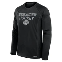 Men's Fanatics Black Los Angeles Kings Authentic Pro Rink Tech Long Sleeve T-Shirt