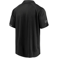 Men's Fanatics Black Los Angeles Kings Authentic Pro Rinkside Polo