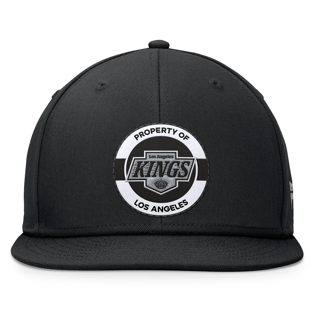 Men's Fanatics Black Los Angeles Kings Authentic Pro Training Camp Snapback Hat