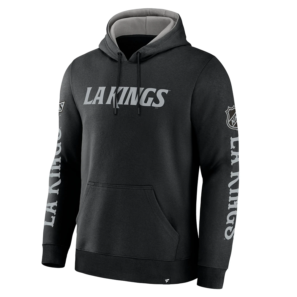 Sweat à capuche en polaire Big City Legacy Los Angeles Kings noir Fanatics pour homme