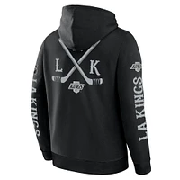 Sweat à capuche en polaire Big City Legacy Los Angeles Kings noir Fanatics pour homme