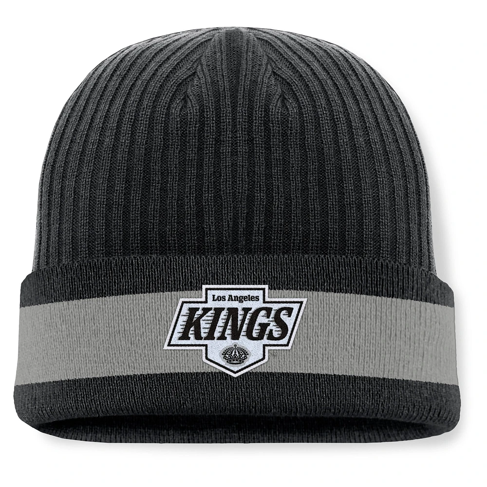 Men's Fanatics Black Los Angeles Kings Blueliner Cuffed Knit Hat