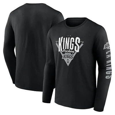 Men's Fanatics Black Los Angeles Kings Headline Long Sleeve T-Shirt