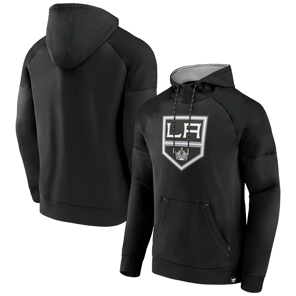 Sweat à capuche noir emblématique des Los Angeles Kings Fanatics pour hommes