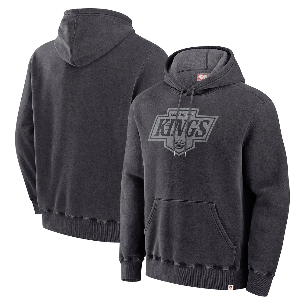 Sweat à capuche noir pour hommes Fanatics Los Angeles Kings fabriqué au Canada