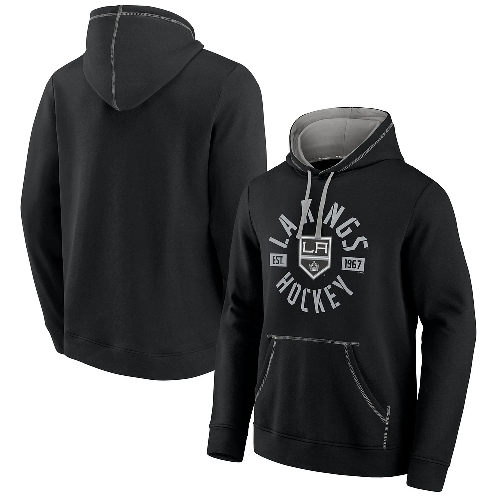 Men's Fanatics Black Los Angeles Kings Score Pullover Hoodie