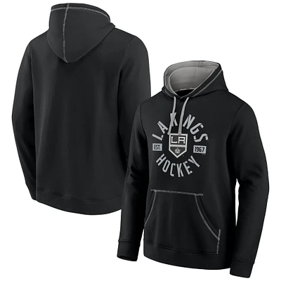 Men's Fanatics Black Los Angeles Kings Score Pullover Hoodie