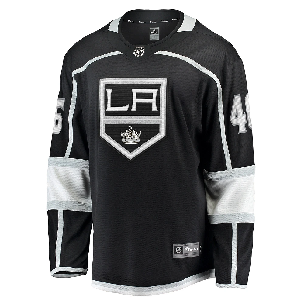 Fanatics pour hommes Blake Lizotte noir Los Angeles Kings Home Breakaway Player Maillot