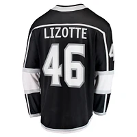 Fanatics pour hommes Blake Lizotte noir Los Angeles Kings Home Breakaway Player Maillot