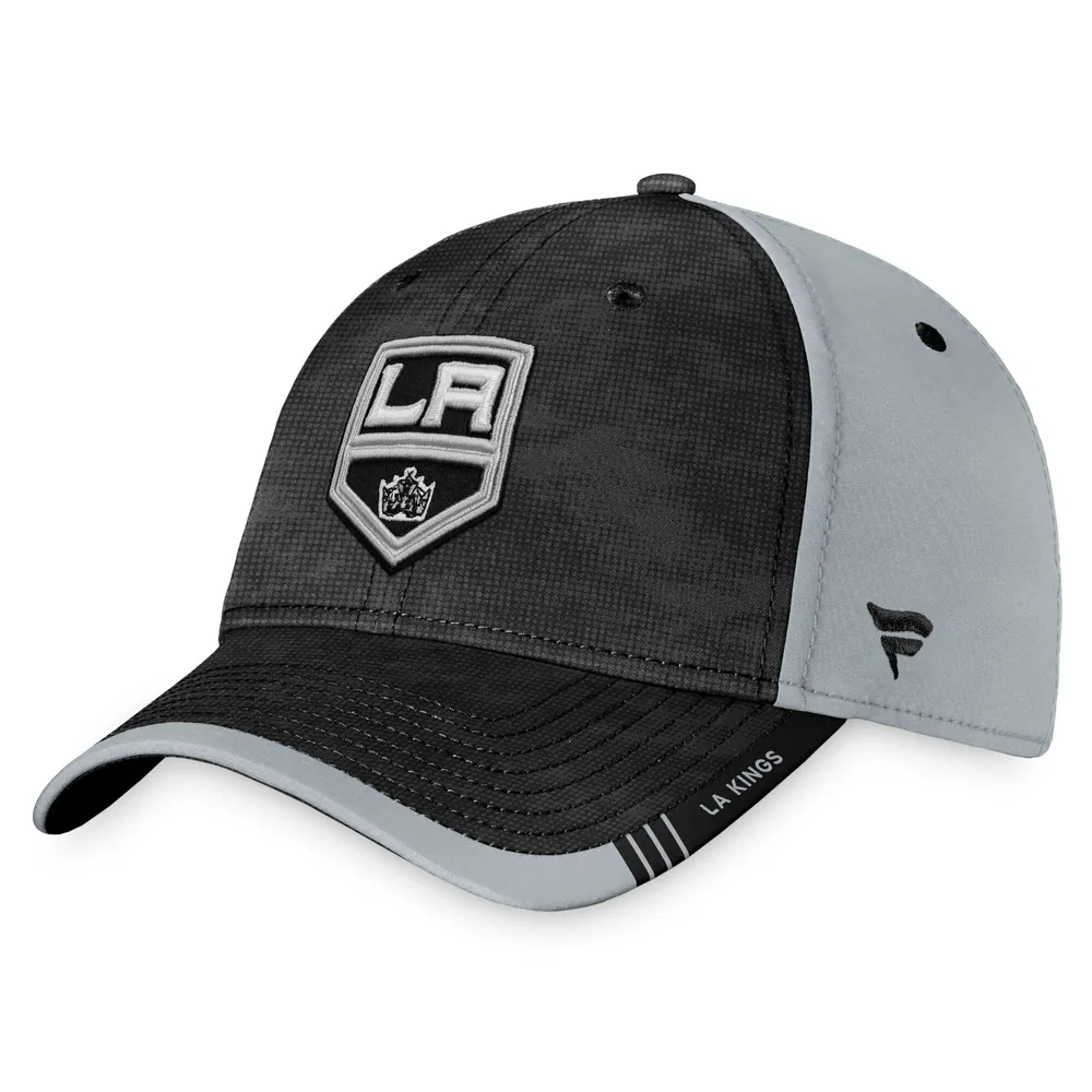 Lids Los Angeles Kings Fanatics Branded Defender Flex Hat - Gray/Black