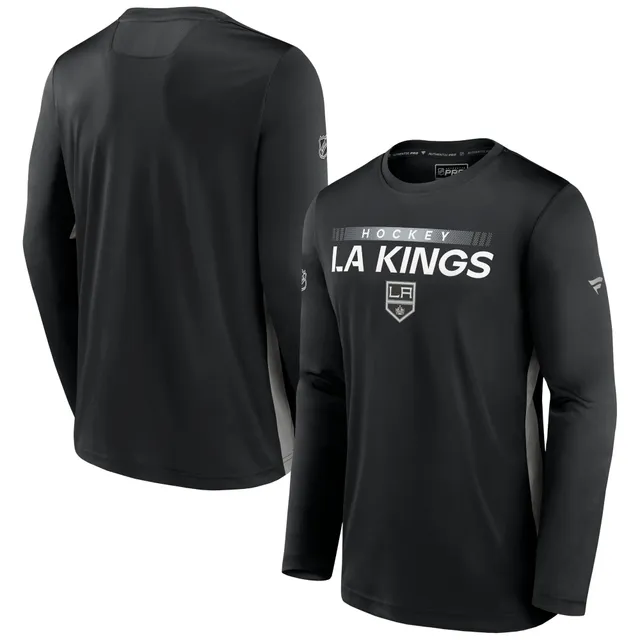 Men's Fanatics Branded Black Los Angeles Kings Authentic Pro Tech T-Shirt
