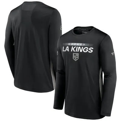 Women's Fanatics Branded Black Los Angeles Kings Authentic Pro V-Neck T-Shirt