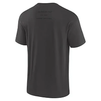 Men's Fanatics Charcoal Los Angeles Kings Elements Weathered Tonal Future Ground T-Shirt