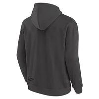 Men's Fanatics Charcoal Los Angeles Kings Future Ground Info Pullover Hoodie