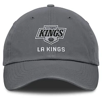 Men's Fanatics Charcoal Los Angeles Kings Washed Adjustable Hat