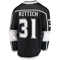 Fanatics pour hommes David Rittich noir Los Angeles Kings Home Premier Breakaway Player Maillot