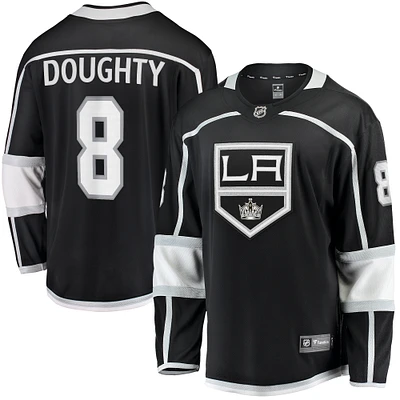 Fanatics Drew Doughty pour hommes, maillot noir des Los Angeles Kings Home Breakaway