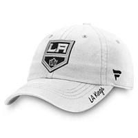 Casquette ajustable Core Fundamental des Los Angeles Kings de Fanatics pour homme, grise